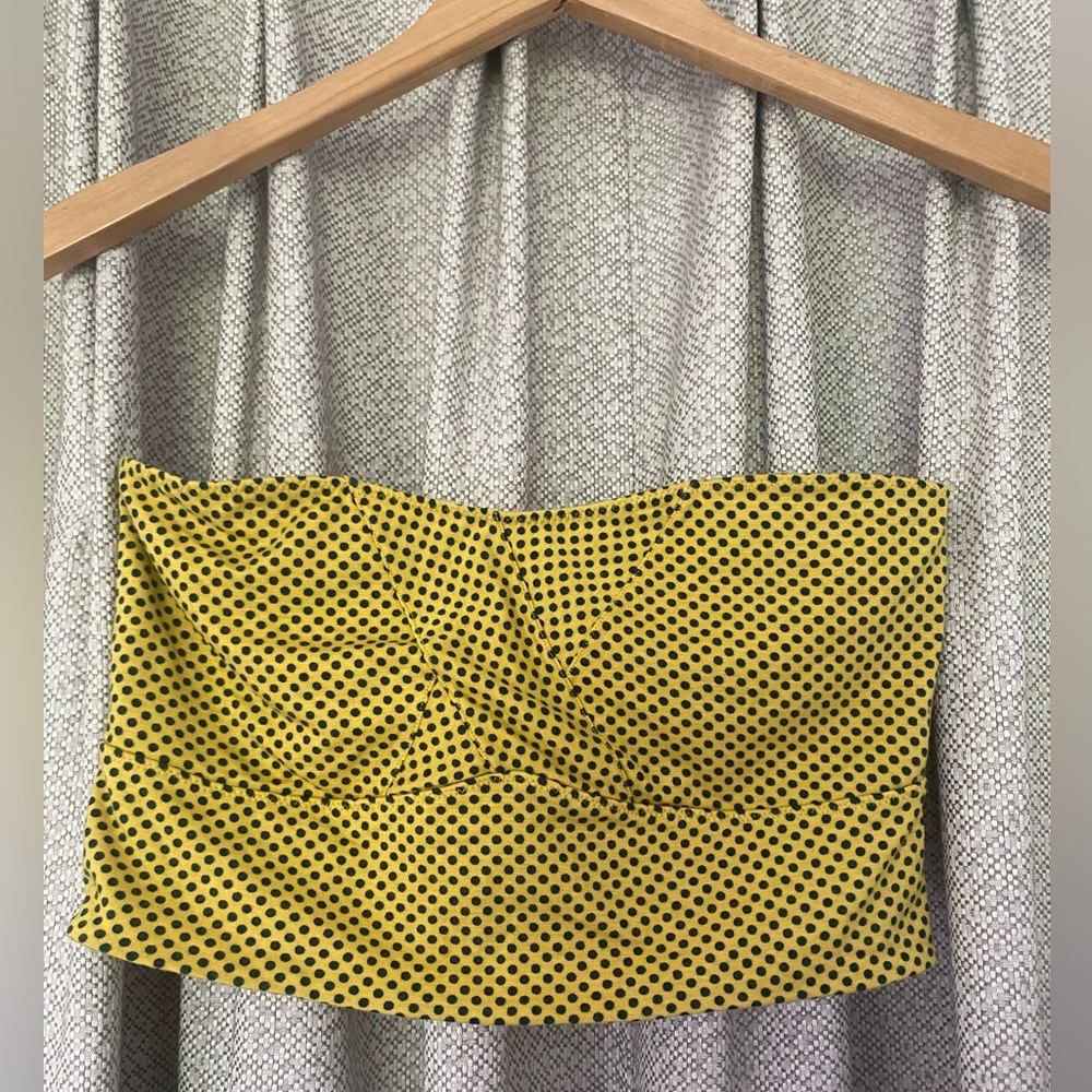 Intimately FREE PEOPLE polka dot bralette tube top